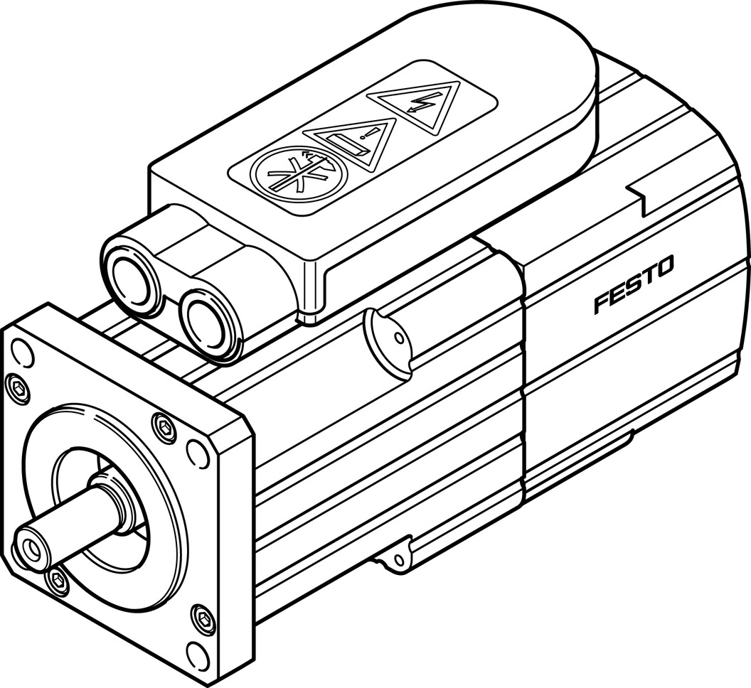 EMMS-AS-55-SK-HS-TSB 1569768 FESTO - Серводвигатель