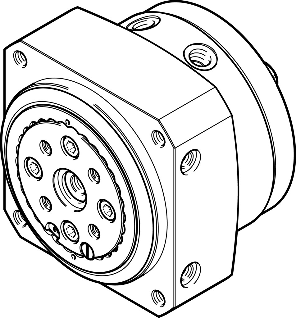 DSM-40-270-HD-A-B 1369114 FESTO - Поворотный привод, размер 40, 20 Нм, 270°, G1/8, шпонка, без демпфир.