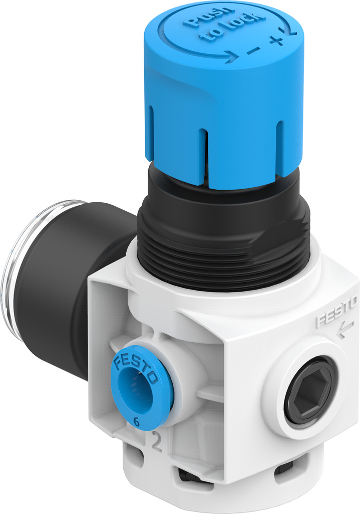 MS2-LR-QS6-D6-AR-MPA-B 8086639 FESTO - Регулятор давления, 6 мм, 7 бар