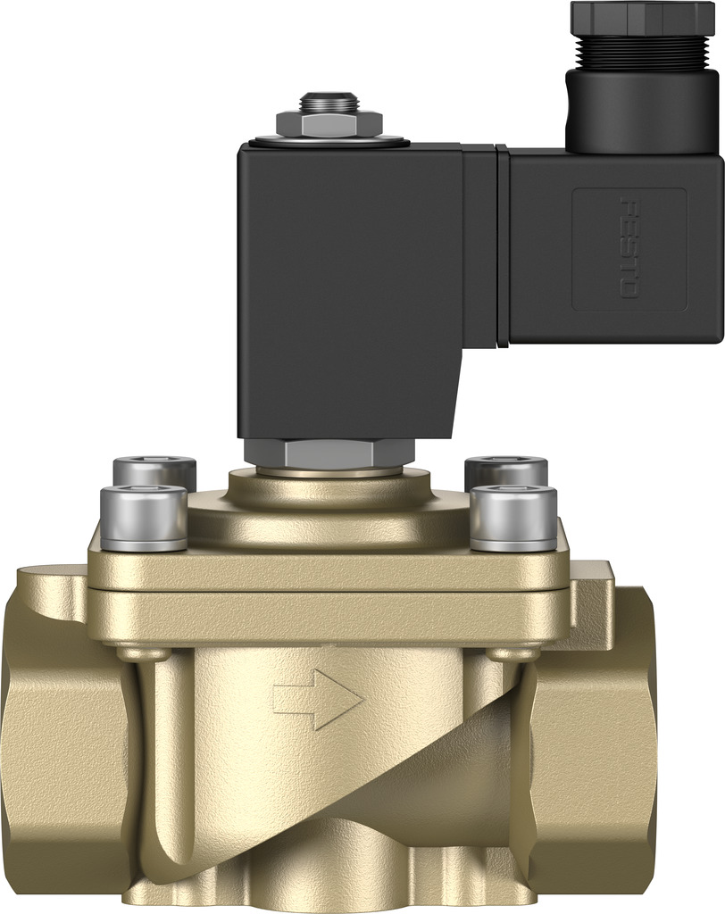 VZWF-B-L-M22C-G34-275-3AP4-6 1492305 FESTO - Клапан соленоидный, G3/4, 2-ходовой НЗ, 230 V AC, латунный