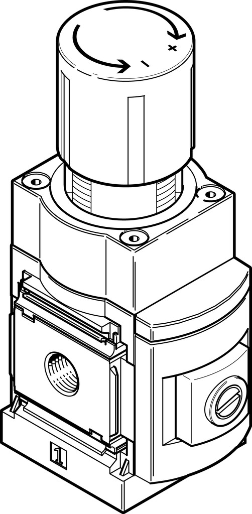 MS6-LRP 538028 FESTO - Прецизионный регулятор давления, 12 бар