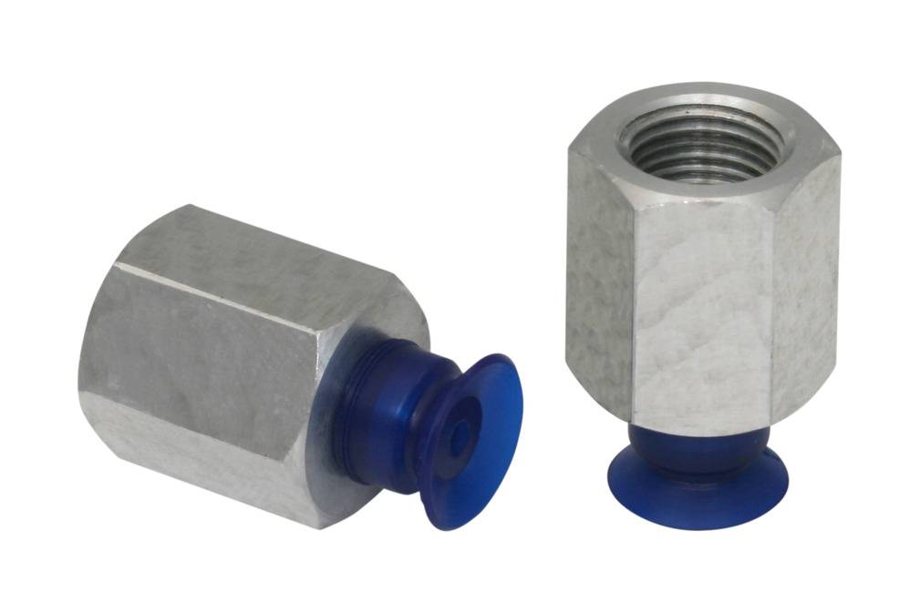 PFYN 10 PU-55 G1/8-IG 10.01.01.00267 SCHMALZ - Присоска вакуумная круглая плоская, 10 мм, полиуретан, G1/8