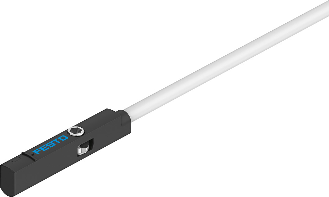 SMT-10M-PS-24V-E-2,5-L-OE 551373 FESTO - Датчик положения магниторез., НО PNP, кабель 3-пров. 2.5 м