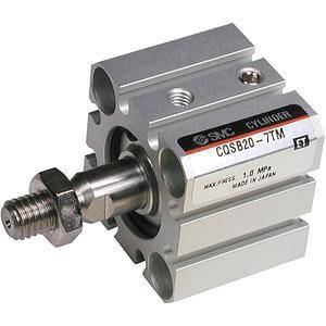 CDQSB20-10T SMC - Пневмоцилиндр, 20x10 мм, одност. действ., внутр. резьба
