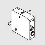 0227301208 METAL WORK - End-plate kit HDM 1 AS-8 2 nodes, 8 Out, yellow cable