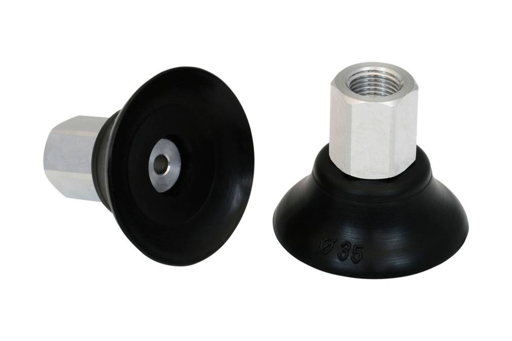 PFYN 35 NBR-CO-55 G1/8-IG 10.01.01.10354 SCHMALZ - Присоска вакуумная плоская, 35 мм, NBR антистат., G1/8
