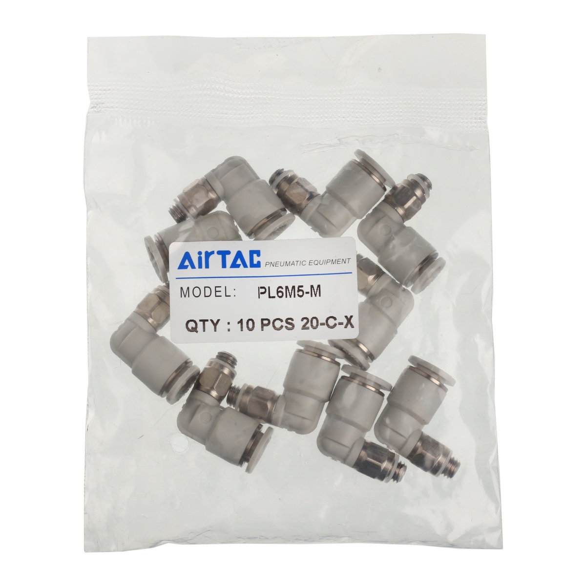 Штуцер цанговый угловой AirTAC PL6M5