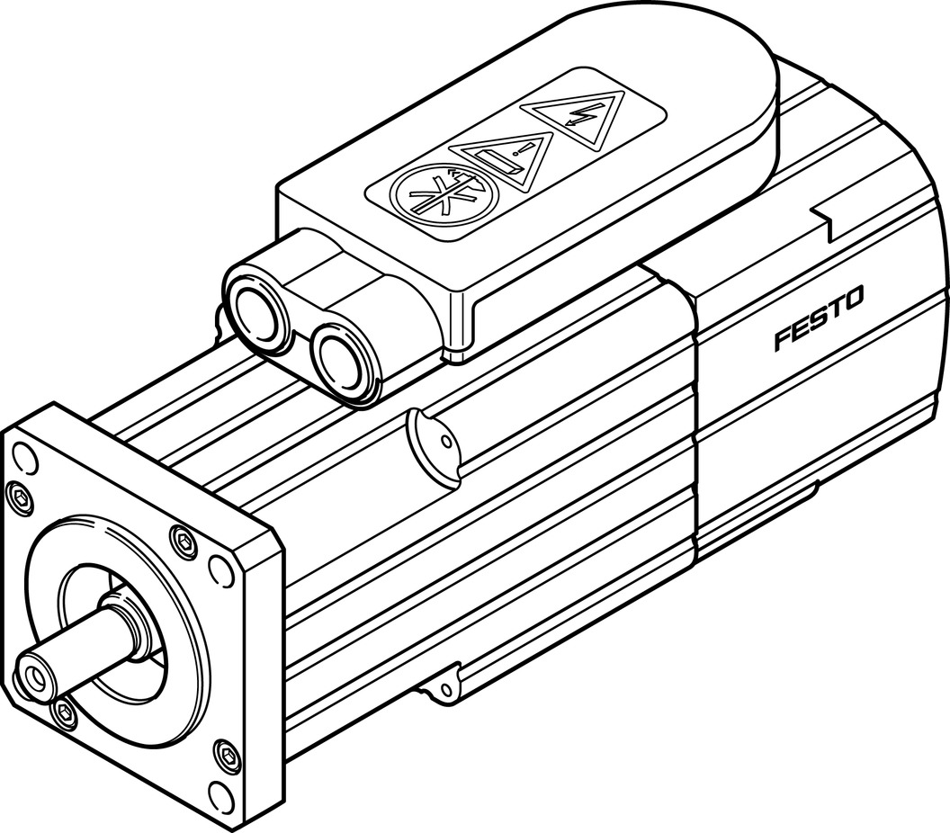 EMMS-AS-55-M-LS-TM 550111 FESTO - Серводвигатель