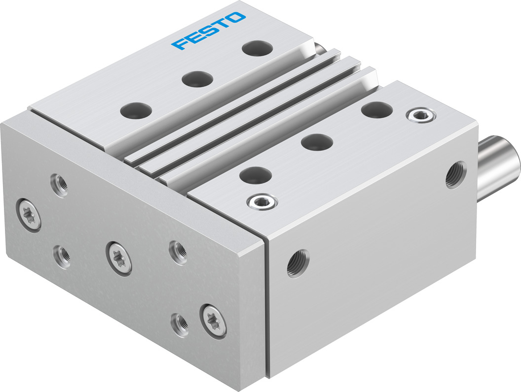 DFM-63-80-P-A-GF 170880 FESTO - Пневмоцилиндр с направляющей, 63x80 мм