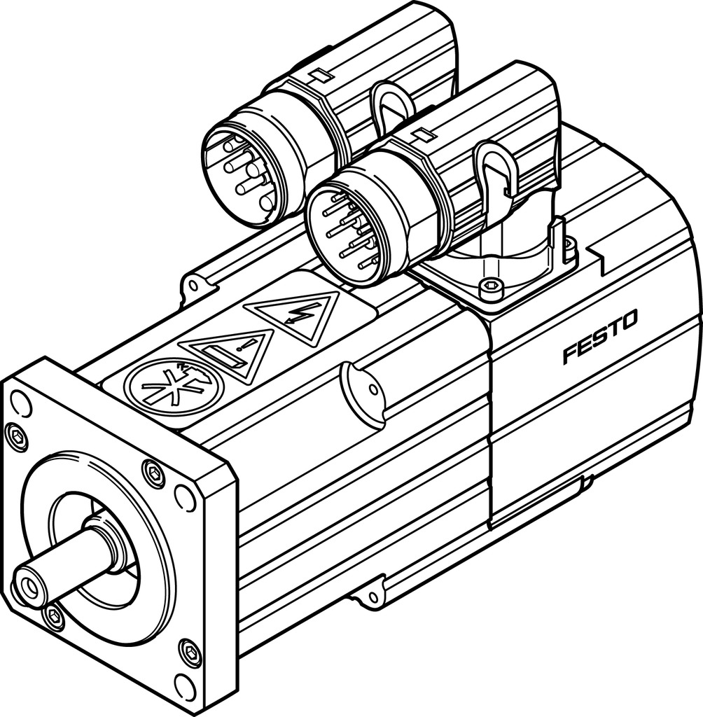 EMMS-AS-55-S-LS-RRB-S1 1569753 FESTO - Серводвигатель