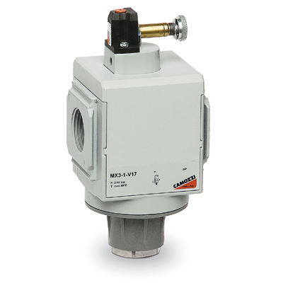 MX3-3/4-V17 CAMOZZI - Отсечной клапан электр. упр., G3/4, без катушки, 3/2 НЗ