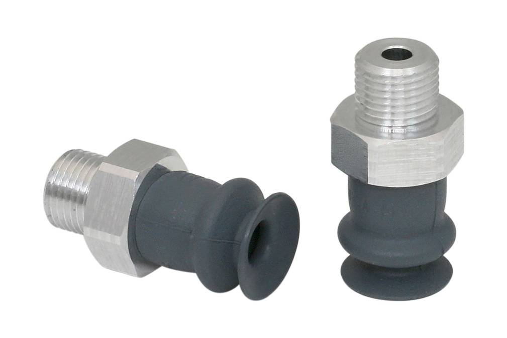 FSGA 14 NK-45 G1/8-AG 10.01.06.00387 SCHMALZ - Присоска вакуумная сильфон 1.5 гофра, 14 мм, каучук, G1/8
