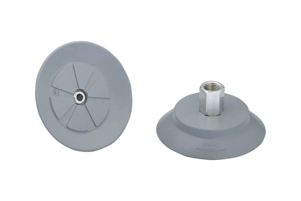 SUF 100 NBR-55 G1/4-IG 10.01.01.14066 SCHMALZ - Присоска вакуумная круглая плоская, 100 мм, резина NBR, G1/4