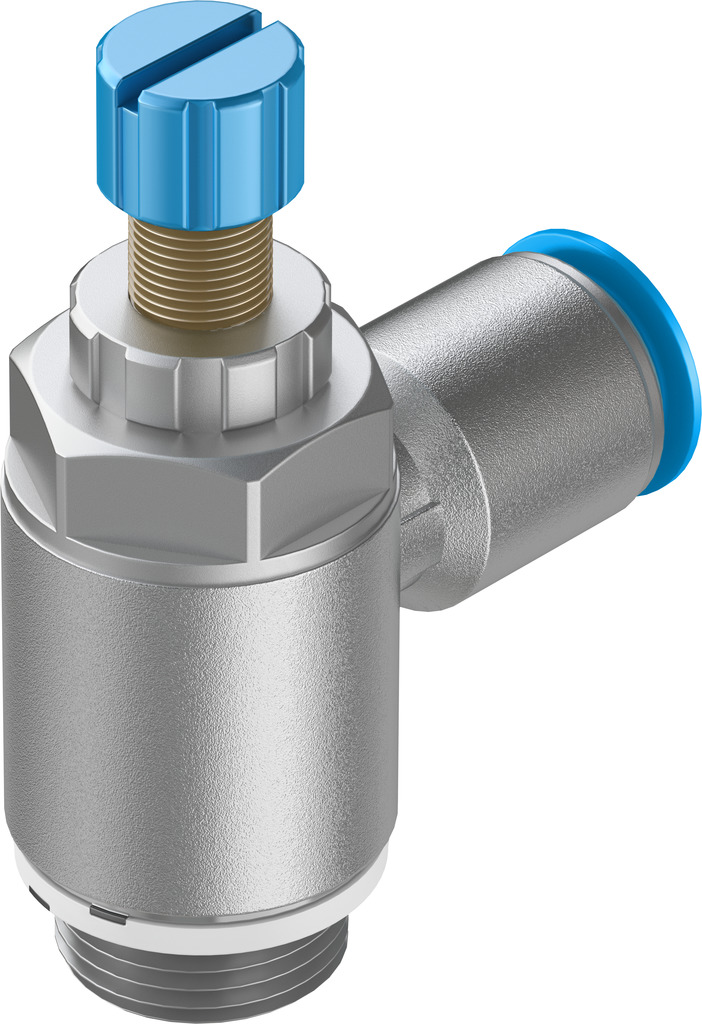 GRLA-1/2-QS-12-RS-D 534344 FESTO - Дроссель с обратным клапаном, G1/2-12 мм, для привода