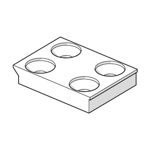 02282R4000 METAL WORK - Элемент крепления на стену для пневмоострова EB80