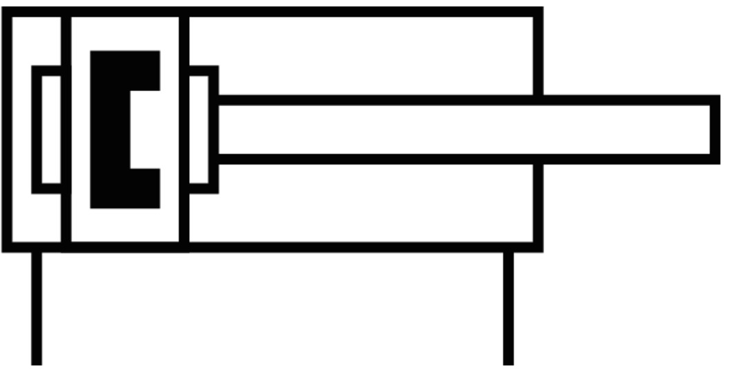 DPDM-6-15-PA 4830902 FESTO - Пневмоцилиндр, 6x15 мм, двуст. действ., нар. резьба