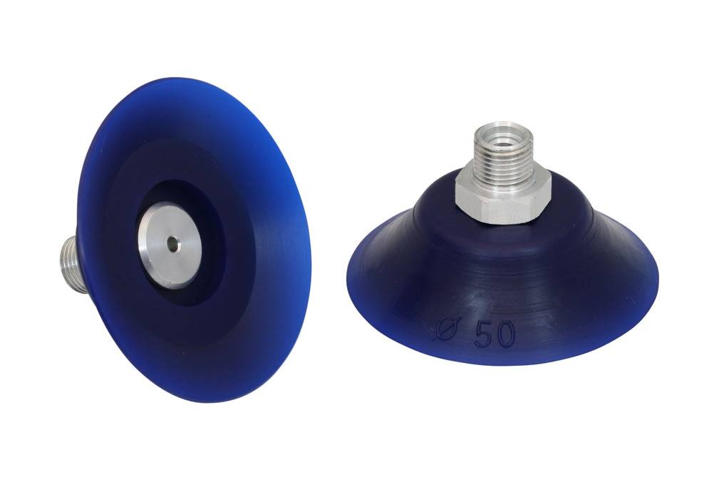 PFYN 50 PU-55 G1/8-AG 10.01.01.00175 SCHMALZ - Присоска вакуумная круглая плоская, 50 мм, полиуретан, G1/8