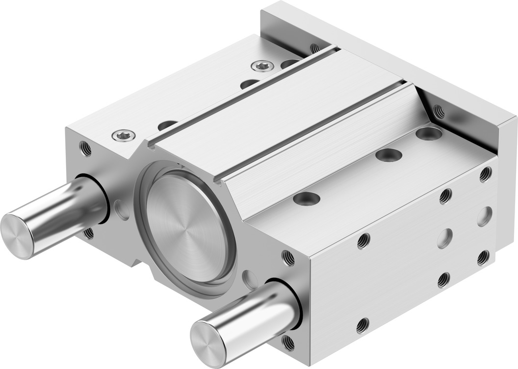 DFM-100-100-P-A-GF 170895 FESTO - Пневмоцилиндр с направляющей, 100x100 мм