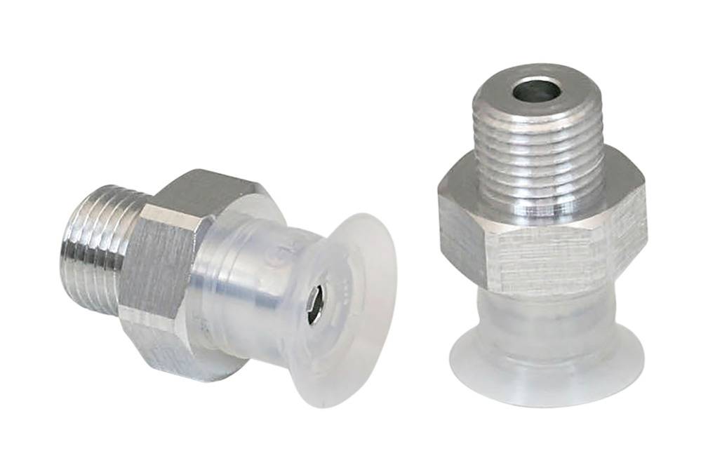 SGPN 15 SI-50 G1/8-AG 10.01.01.11981 SCHMALZ - Присоска вакуумная круглая плоская, 15 мм, силикон, G1/8