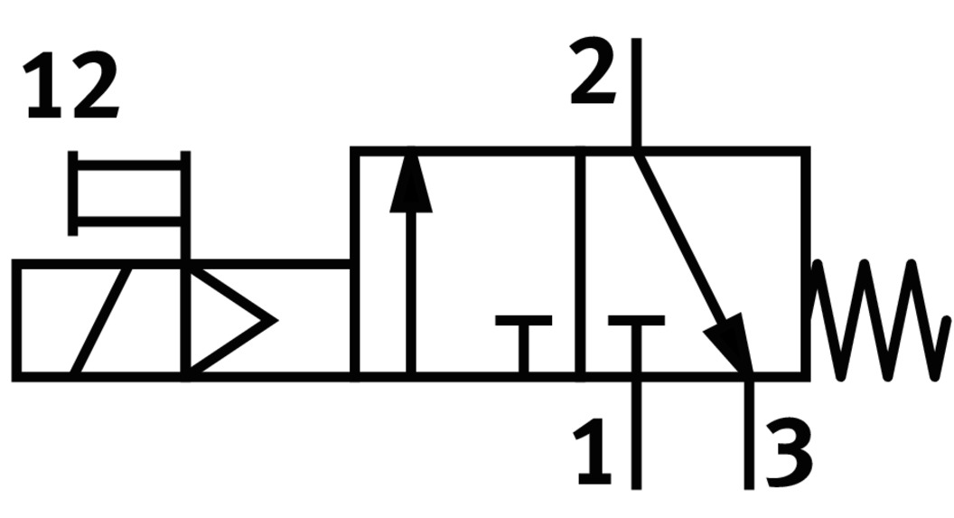 HEE-1/8-D-MINI-230 165070 FESTO - Отсечной клапан электр. упр., G1/8, 230 V AC, 3/2 НЗ