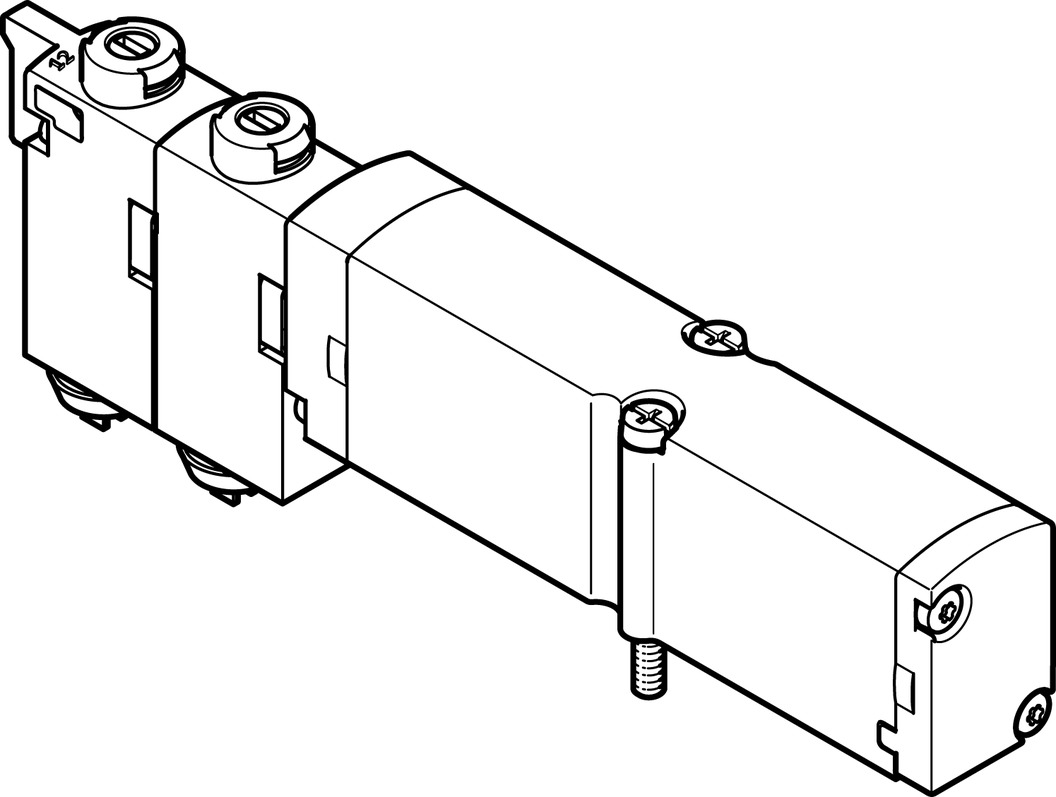VMPA14-M1HF-N-PI 578813 FESTO - Пневмораспределитель электр. упр., 2x3/2 НО, 24 VDC