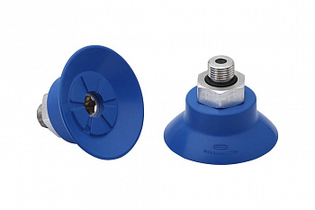 SUF 40 HT1-60 G1/8-AG 10.01.01.14107 SCHMALZ - Присоска вакуумная круглая плоская, 40 мм, высокотемп., G1/8