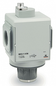 MX2-3/4-V36 CAMOZZI - Отсечной клапан пневм. упр., G3/4, 3/2 НЗ