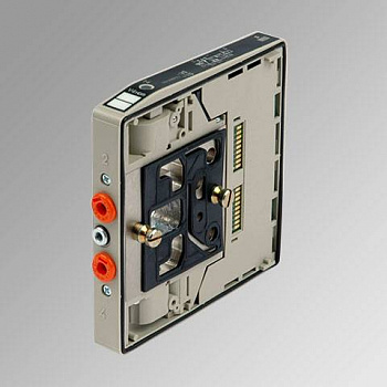 L10 HDM 7078030730 METAL WORK - Пневмораспределитель электр. упр., 2x3/2 НO/НЗ, 10 мм, 24 VDC