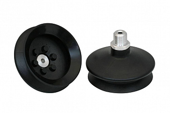 FSGA 63 NBR-55 G1/4-AG 10.01.06.00685 SCHMALZ - Присоска вакуумная сильфон 1.5 гофра, 63 мм, NBR, G1/4