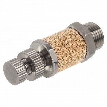 Глушитель алюминиевый с дросселем AirTAC BESL01