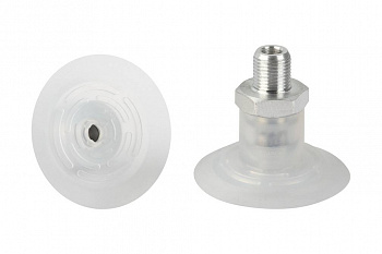 SGPN 40 SI-50 G1/8-AG 10.01.01.12773 SCHMALZ - Присоска вакуумная круглая плоская, 40 мм, силикон, G1/8