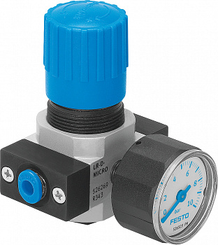 LR-QS6-D-7-MICRO 526271 FESTO - Регулятор давления, 6 мм, 7 бар