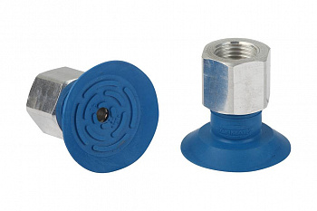 SGPN 24 HT1-60 G1/8-IG 10.01.01.12405 SCHMALZ - Присоска вакуумная круглая плоская, 24 мм, высокотемп., G1/8