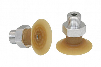 SGPN 24 NK-40 G1/8-AG 10.01.01.10317 SCHMALZ - Присоска вакуумная плоская, 24 мм, натуральный каучук, G1/8